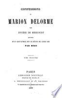 Confessions de Marion Delorme