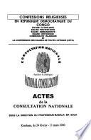 Confessions religieuses en République Démocratique de Congo