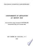 Conformité et déviances au Moyen Age