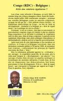 Congo (RDC)--Belgique