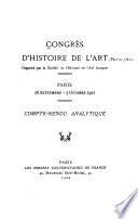 Congrès d'histoire de l'art