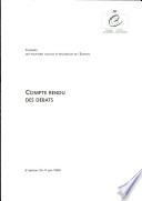 Congrès des pouvoirs locaux et régionaux de l'Europe Compte rendu des débats 6è session (1517 juin 1999)