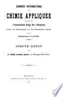 Congrès international de chimie appliquée