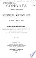 Congrès périodique international des sciences médicales, 4e session, Bruxelles, 1875