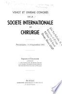 Congrès ... Rapports, procès-verbaux et discussions ...