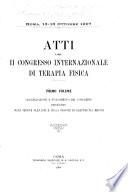 Congrg̀res internaional de physiothérapie