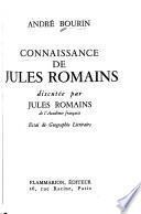 Connaissance de Jules Romains