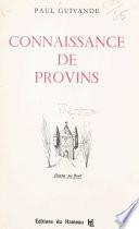 Connaissance de Provins