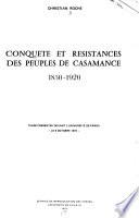 Conquête et résistance des peuples de Casamance, 1850-1920