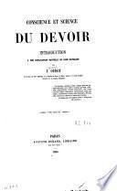 Conscience et science du devoir