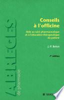 Conseils à l'officine