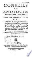 Conseils et moyens faciles pour vivre longtemps