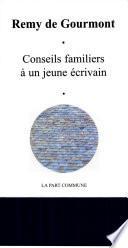 Conseils familiers à un jeune écrivain