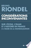 Considérations inconvenantes