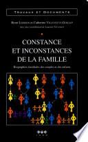 Constance et inconstances de la famille