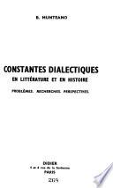 Constantes dialectiques en littérature et en histoire
