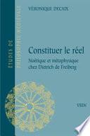 Constituer le réel