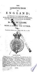 Constitution de l'Angleterre