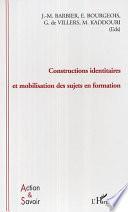 Constructions identitaires et mobilisation des sujets en formation