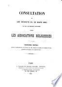 Consultation sur les décrets du 29 mars 1880 et sur les mesures annoncées contre les associations religieuses
