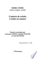 Contacts de créoles