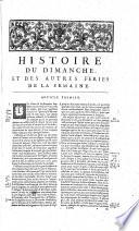 Contenant l'histoire des fêtes mobiles, les vies des saints de l'Ancien Testament