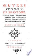 Contenant la premiere partie des vies des hommes illustres et grands capitaines françois