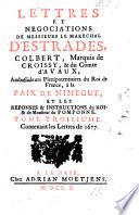 Contenant les lettres de 1677