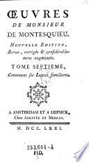 Contenant ses lettres familieres