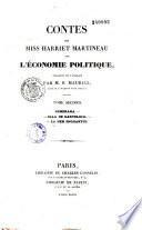 Contes de Miss Harriet Martineau sur l'economie politique, traduits de l'anglais pa M. B. Maurice,...