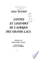 Contes et legendes de l'Afrique des grands lacs
