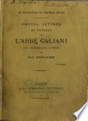 Contes, lettres et pensées de l'abbé Galiani
