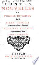 Contes, nouvelles et poësies du Sieur Vergier et de quelques auteurs anonymes