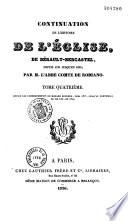 Continuation de l'histoire de l'église, de Berault-Bercastel, depuis 1721 jusqu'en 1830