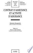 Contrat d'assistance et activité d'assurance