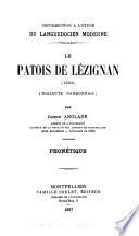 Contribution à l'étude du languedocien moderne