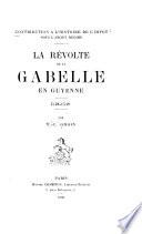Contribution à l'histoire de l'impôt sous l'ancien régime