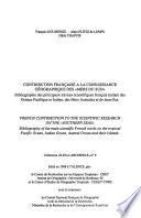 Contribution française à la connaissance géographique des mers du sud