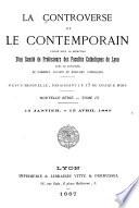 Controverse et le Contemporain