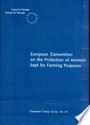 Convention européenne sur la protection des animaux dans les élevages