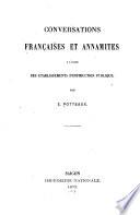 Conversations françaises et anamites, à l'usage des établissements d'instruction publique