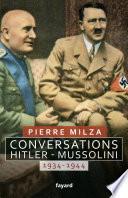 Conversations Hitler-Mussolini