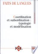 Coordination et subordination