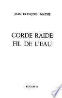 Corde raide fil de l'eau