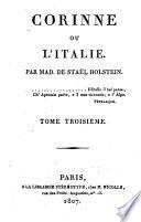 Corinne ou l'Italie