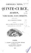 Cornelius Nepos, Quinte-Curce, Justin, Valère Maxime, Julius Obsequens