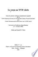Corps au dix-septième siècle
