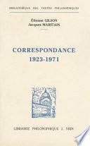 Correspondance, 1923-1971