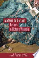 Correspondance avec Horace Walpole (1766-1780)