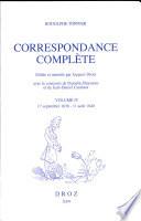 Correspondance complète